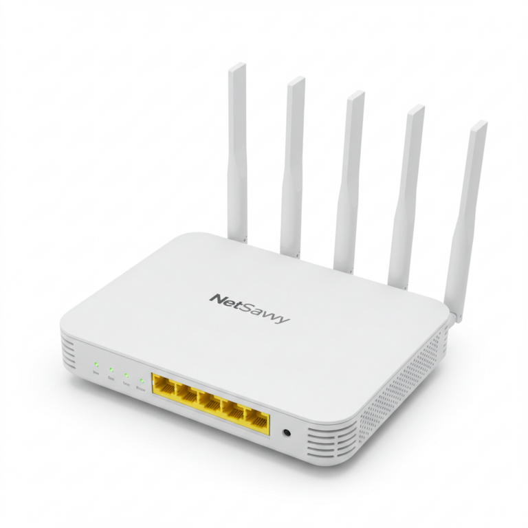 2. NetSavvy Wi-Fi 6E Router